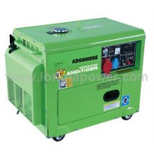 Standby 5kVA 4kw silencioso Desiel generador de motores para uso doméstico